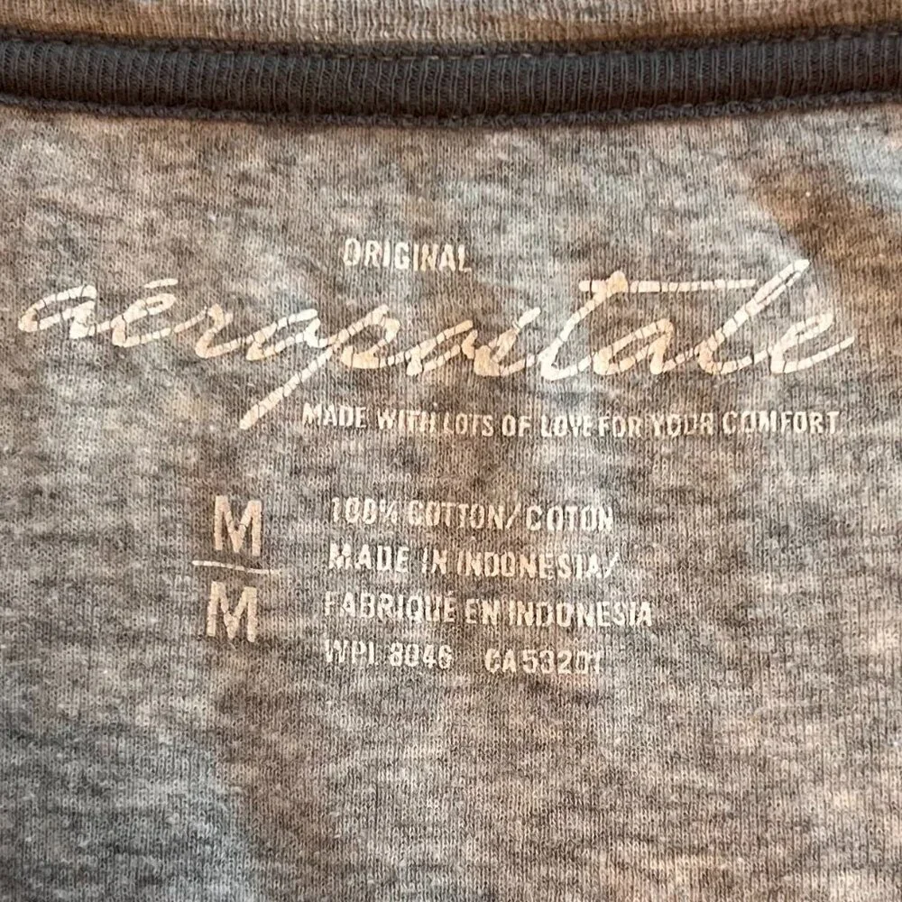 Aeropostale Girls Fitted Logo Tee Size‎ M Pre-owned Follow Your Heart Al…